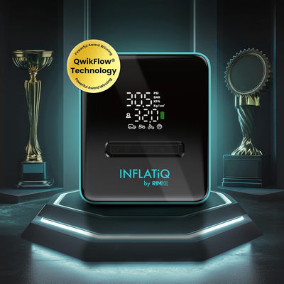 INFLATiQ® by RIMiQ® Portable Tire Inflator - Powerful, Award-Winning QwikFlow® Technology