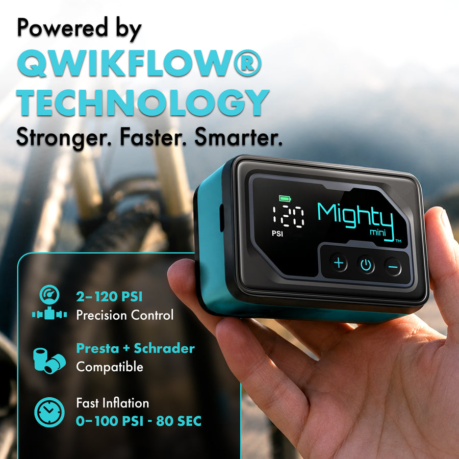 Mighty Mini QwikFlow technology and pressure controls