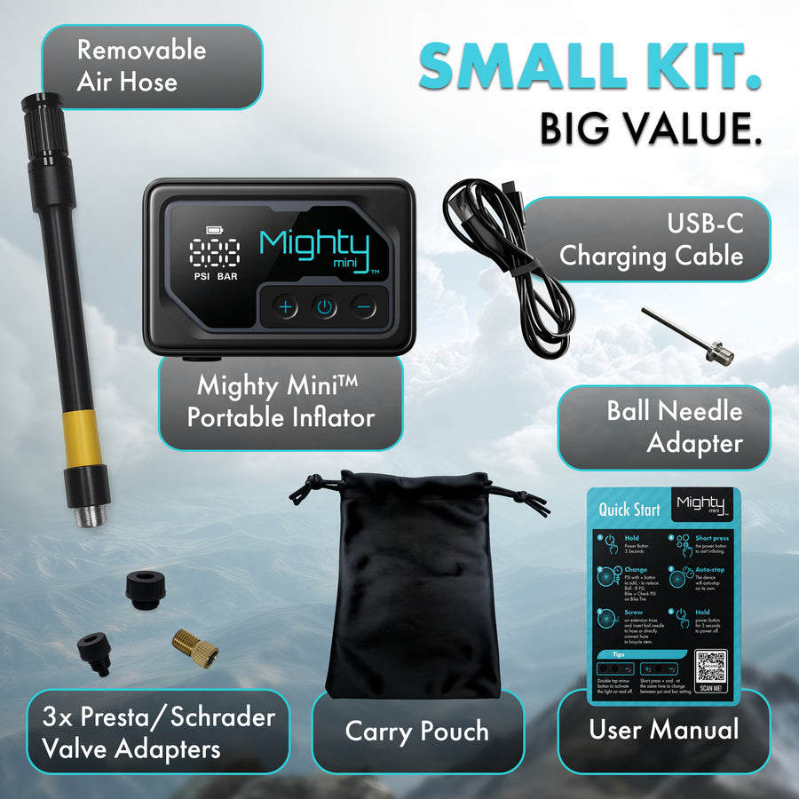 Mighty Mini package contents and included accessories
